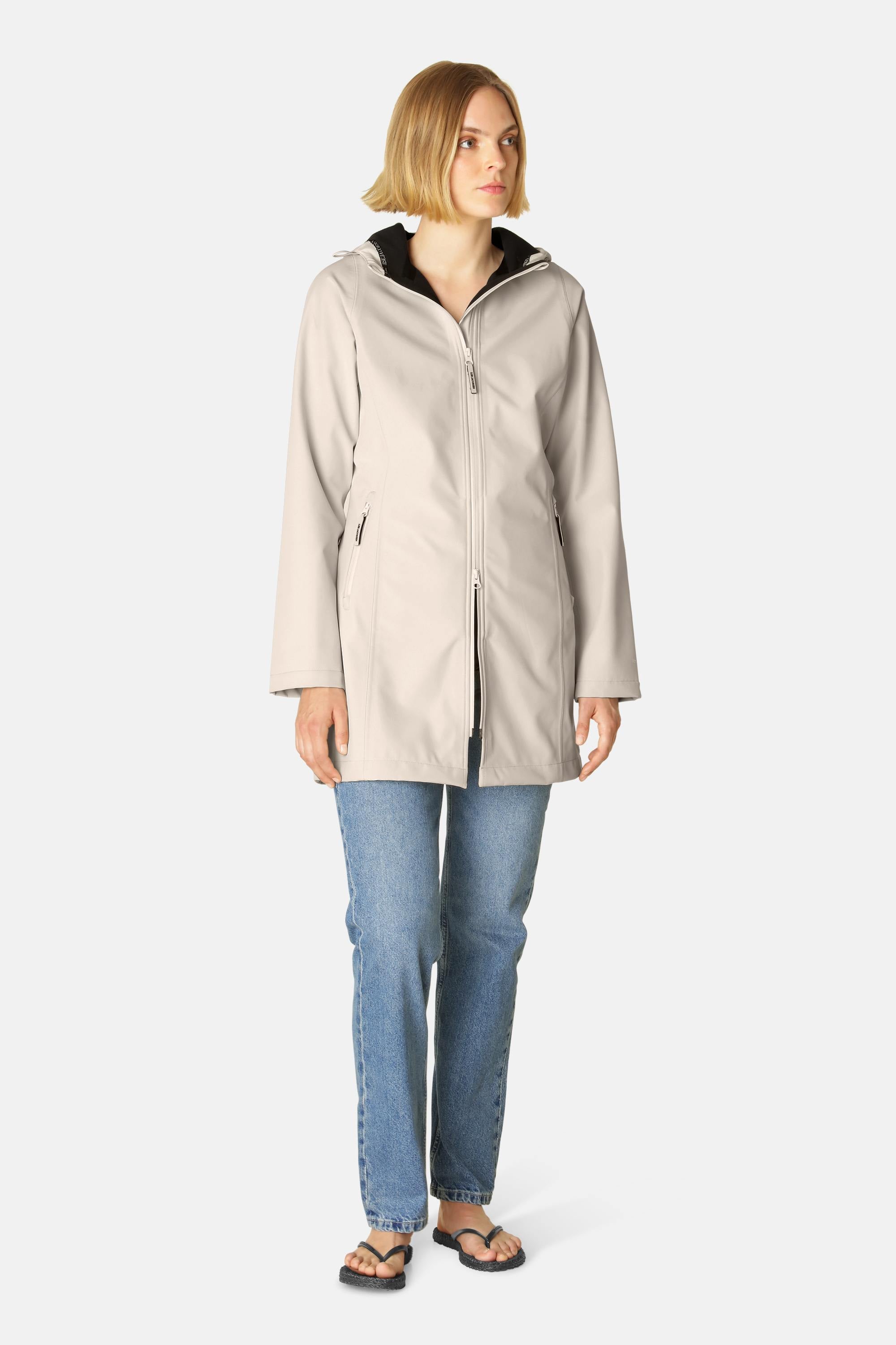 Softshell Raincoat - Bleached Sand